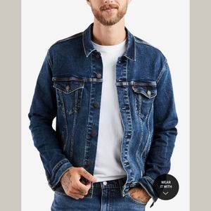 Men's Regular Fit Stretch DenimTrucker Jacket